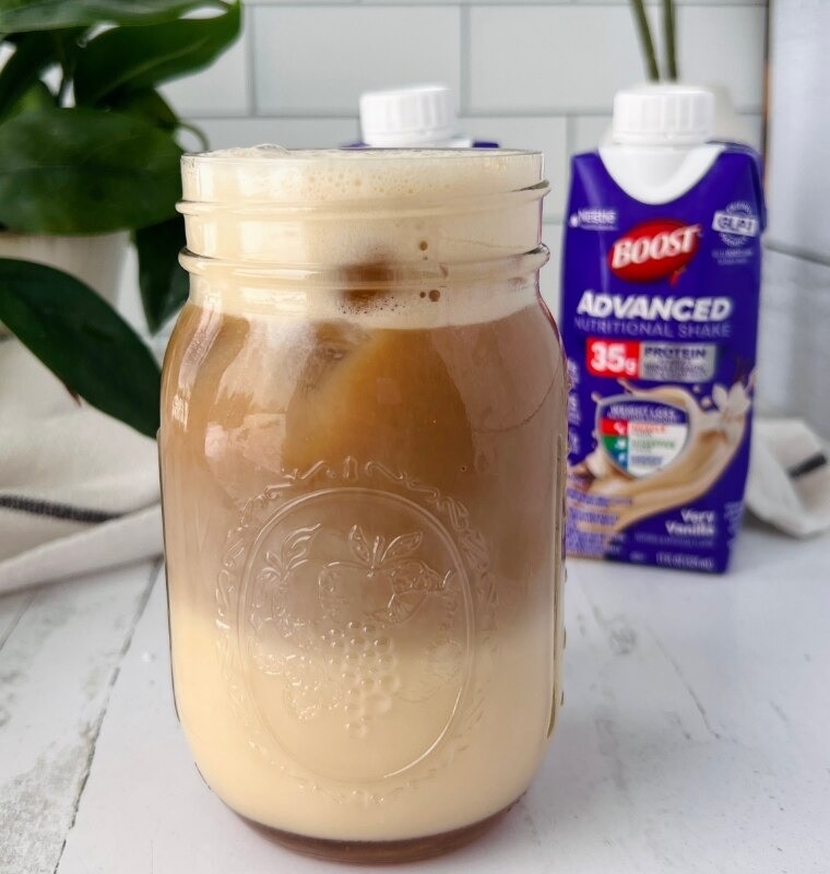 Iced Maple Coffee with Protein