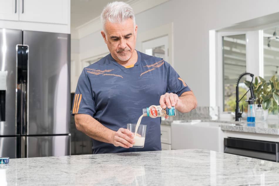 Man Pours BOOST into Glass